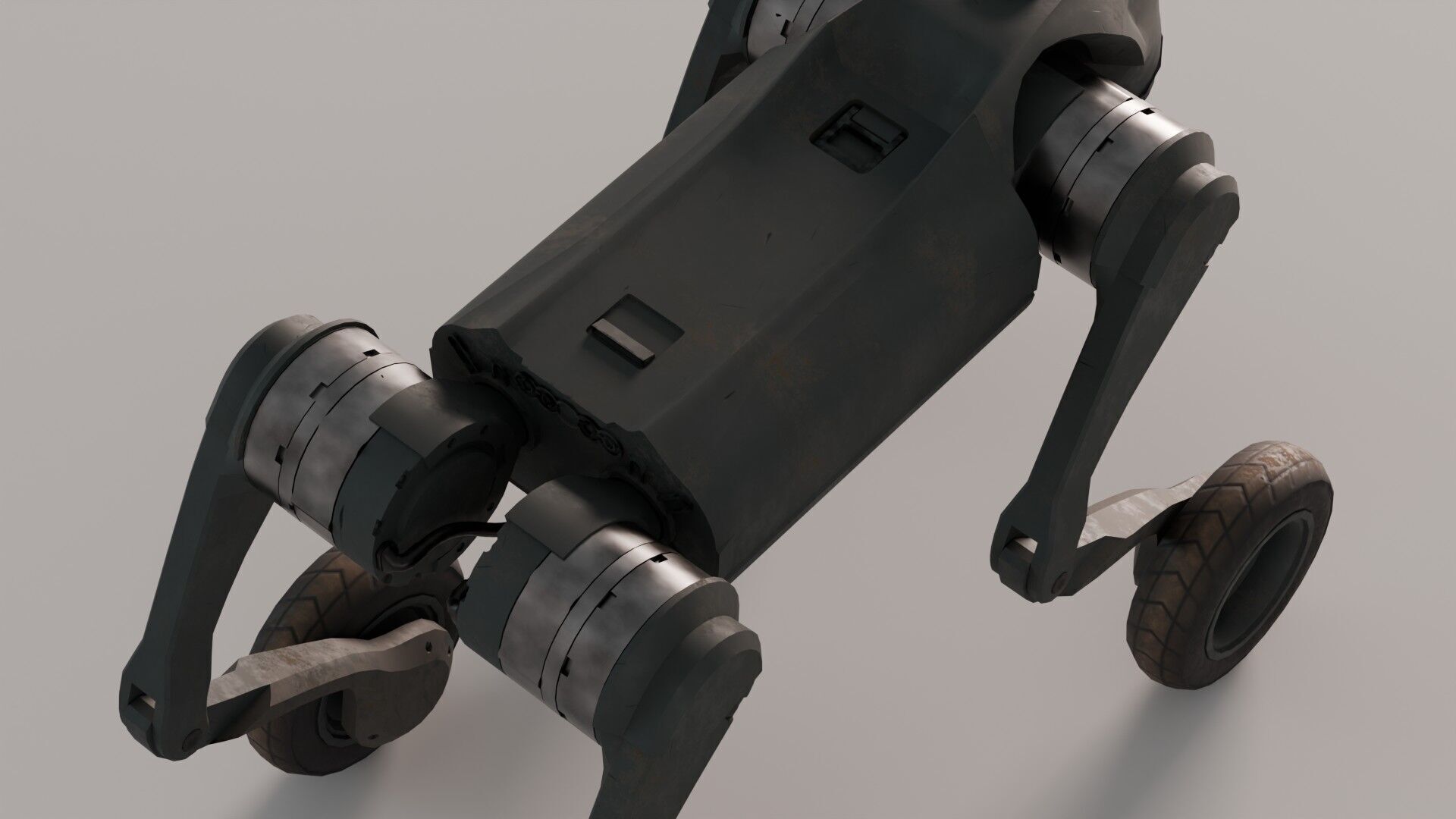 Cyberdog Camouflage Series Low-poly 3D model_14