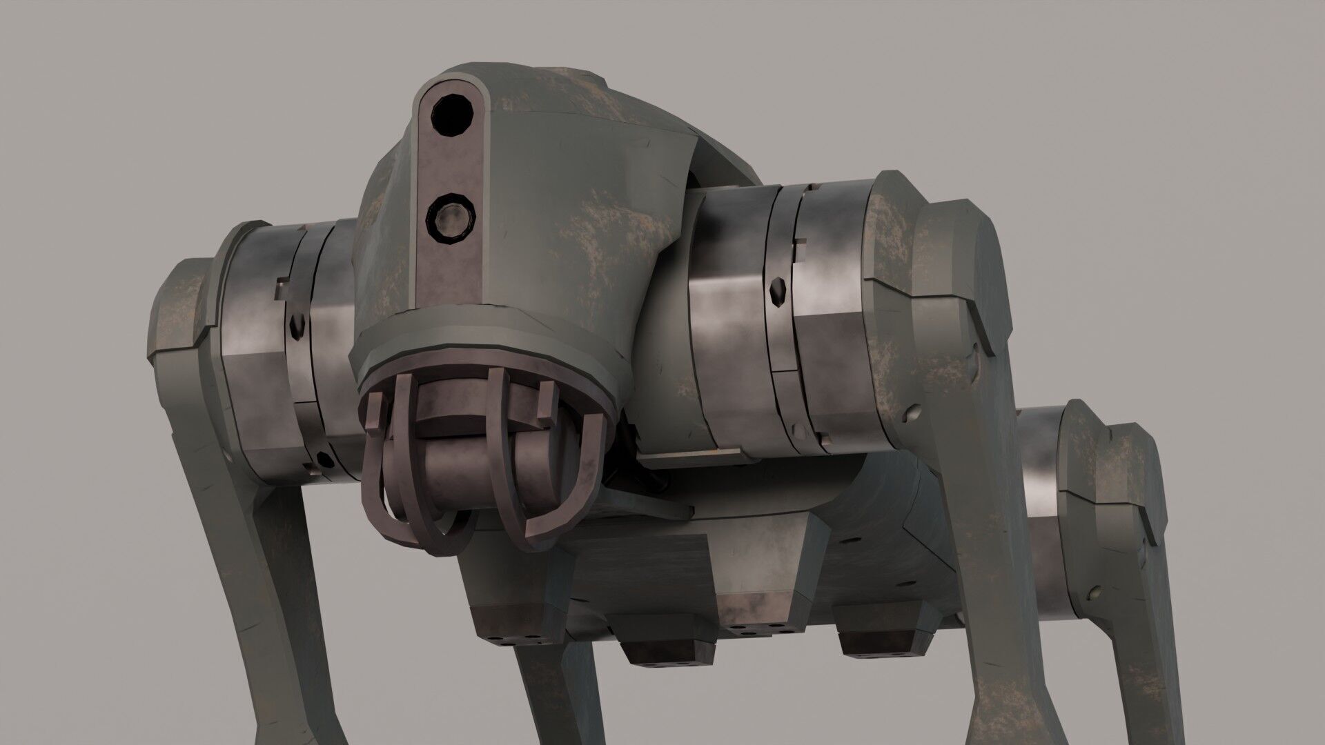 Cyberdog Camouflage Series Low-poly 3D model_15