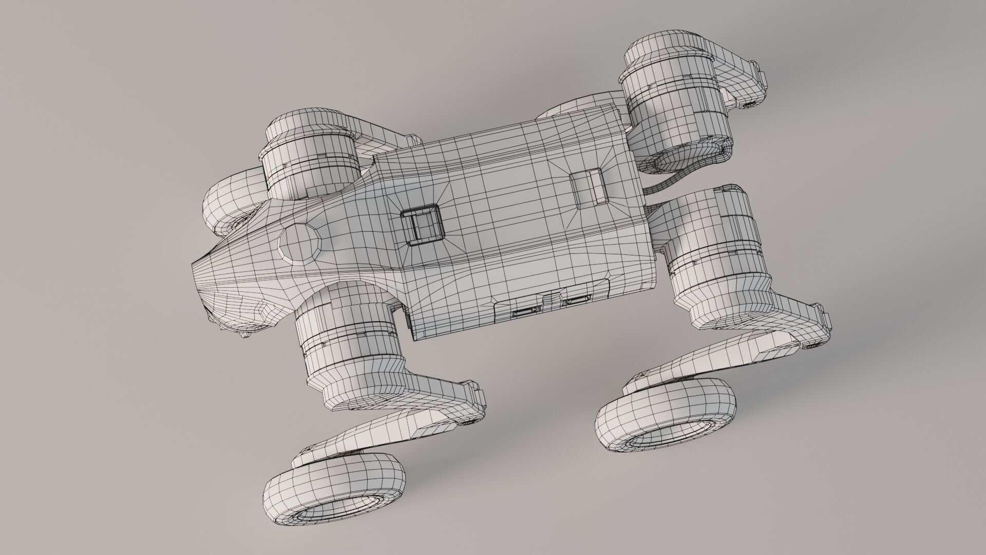 Cyberdog Camouflage Series Low-poly 3D model_18