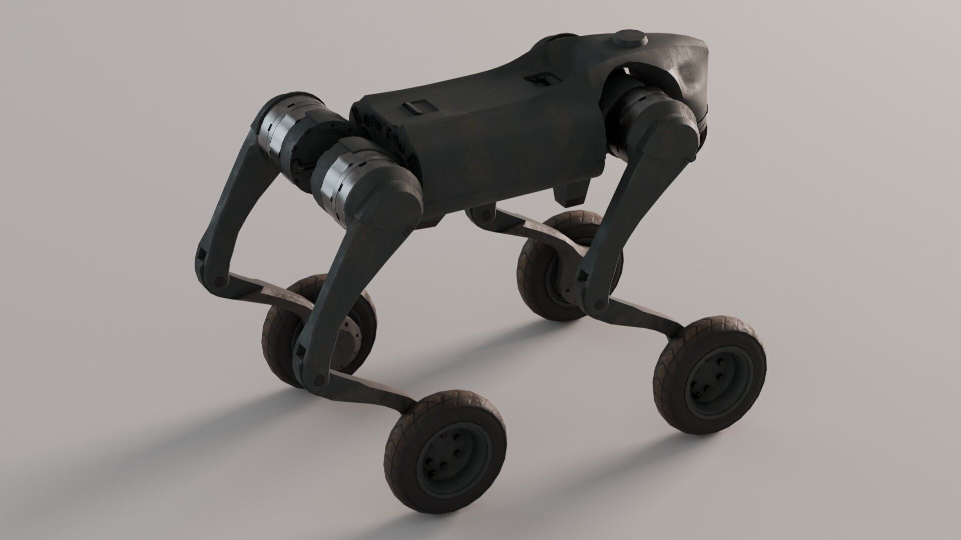 Cyberdog Camouflage Series Low-poly 3D model_12