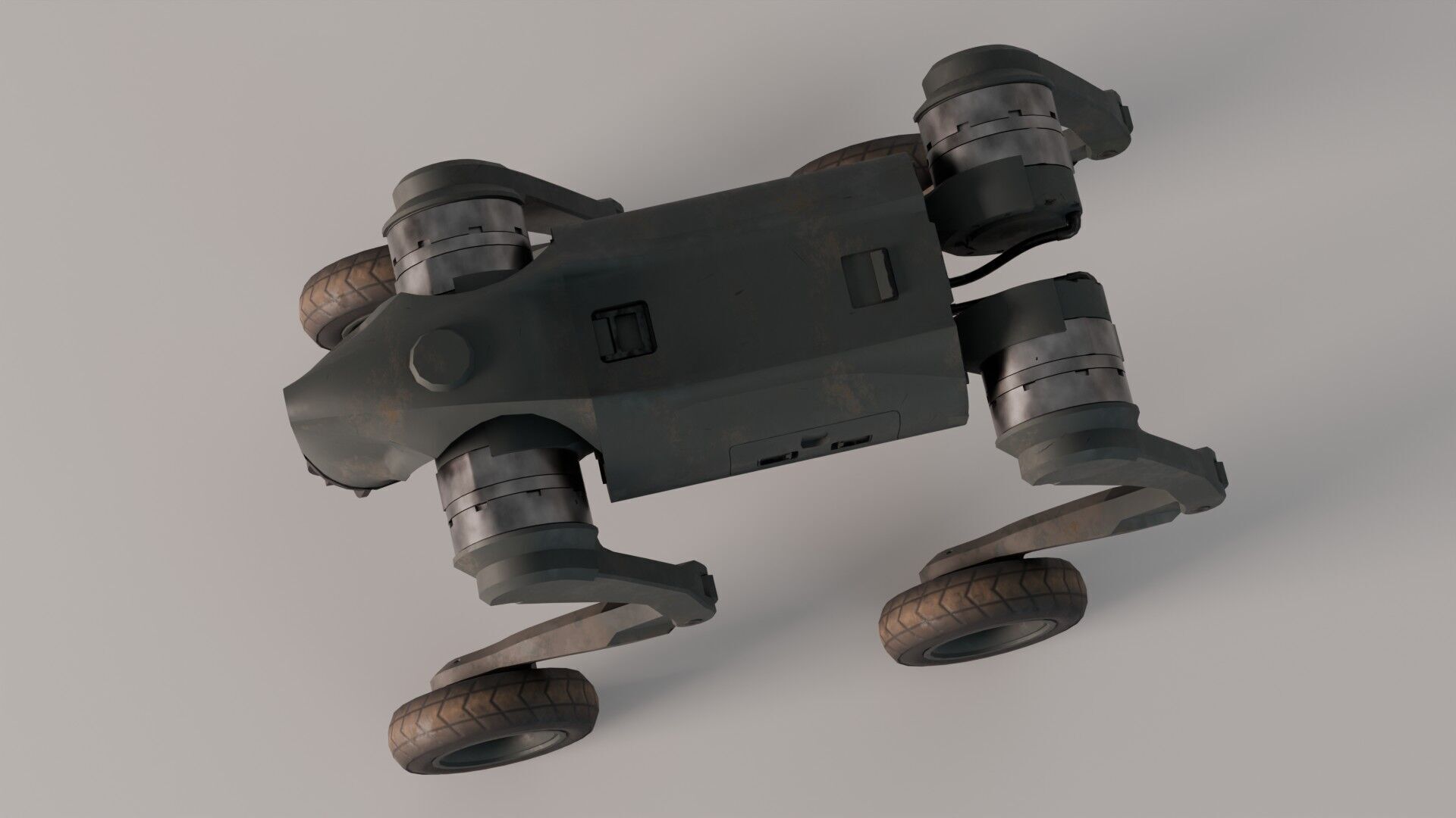 Cyberdog Camouflage Series Low-poly 3D model_13