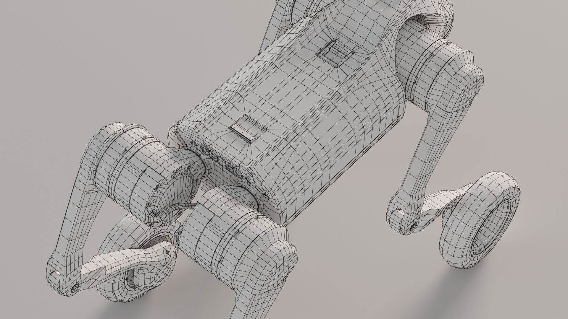 Cyberdog Camouflage Series Low-poly 3D model_19