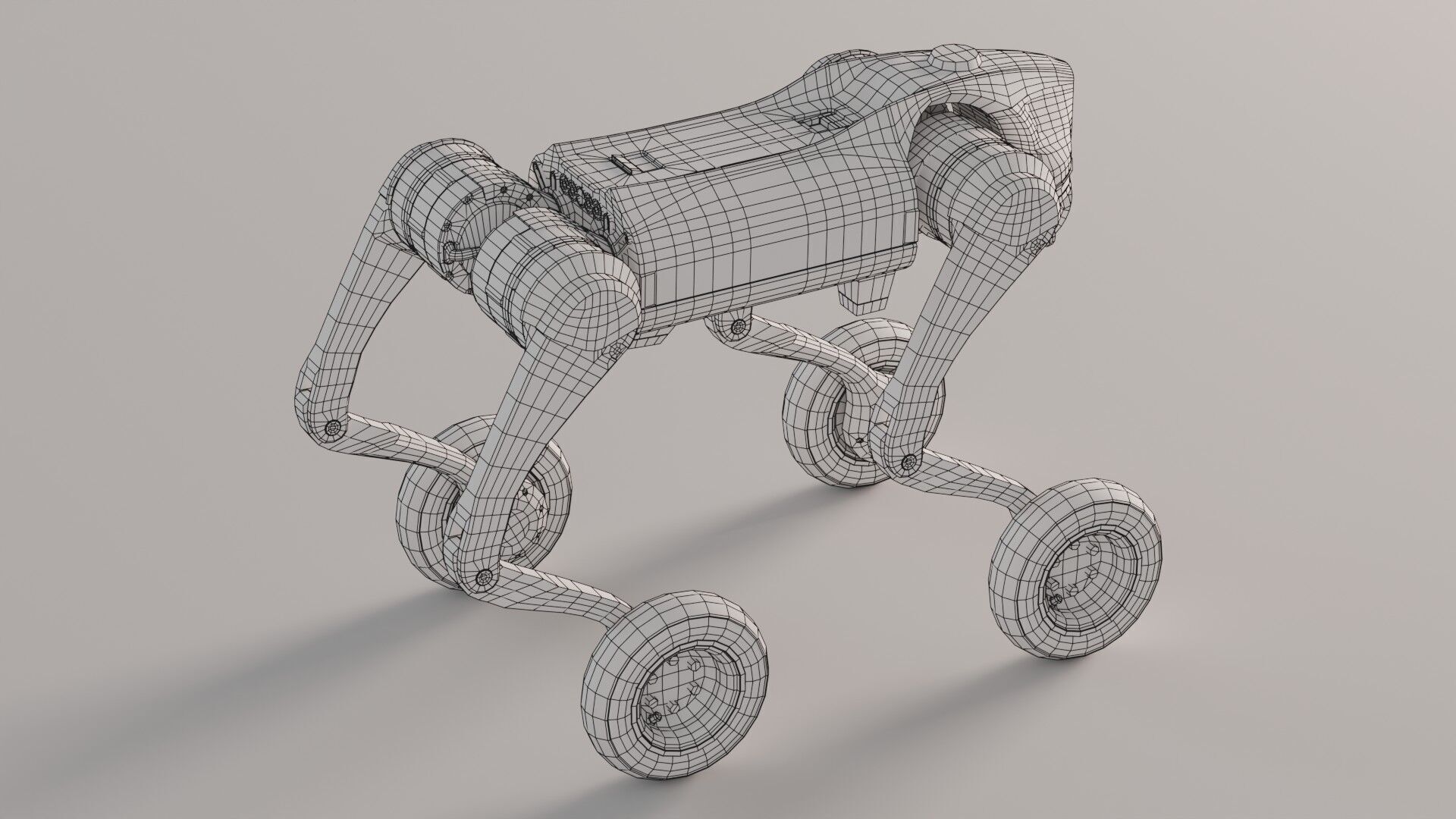 Cyberdog Camouflage Series Low-poly 3D model_17