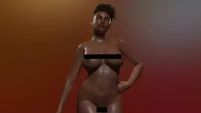 Sexy Black Chubby Woman