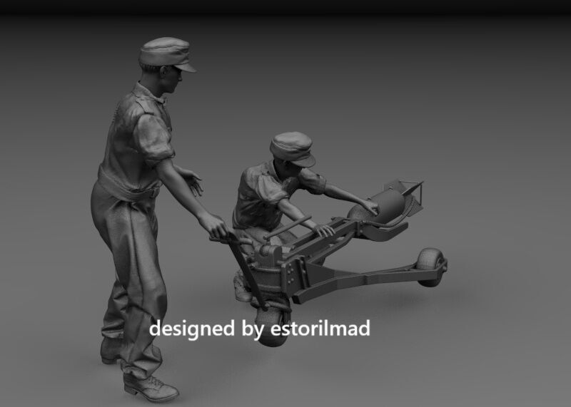 WW2 LUFTWAFFE AERODROME LOGISTICS ASSISTANCE 3D print model_1