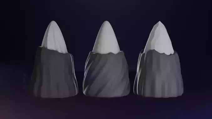 Small cosplay horns 3D print model