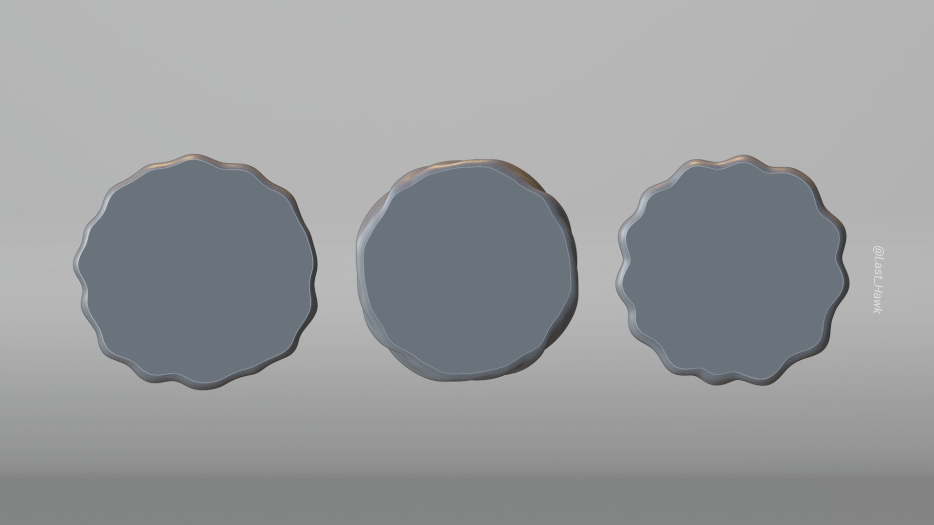 Small cosplay horns 3D print model_7