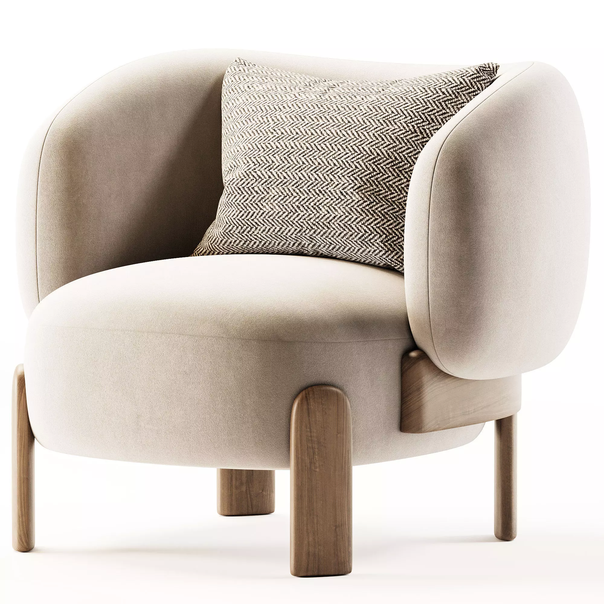 LINIA Armchair 3D model_0
