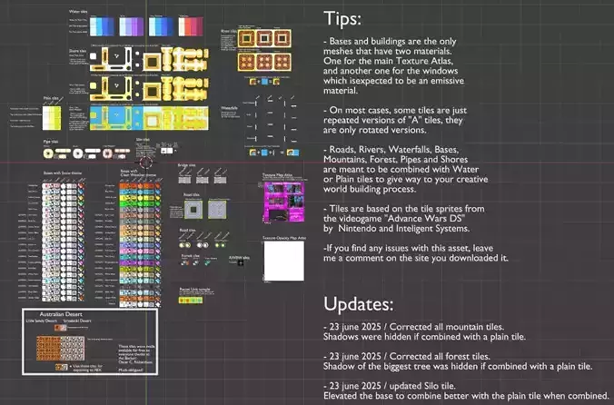 Terrain Tiles Advance Wars