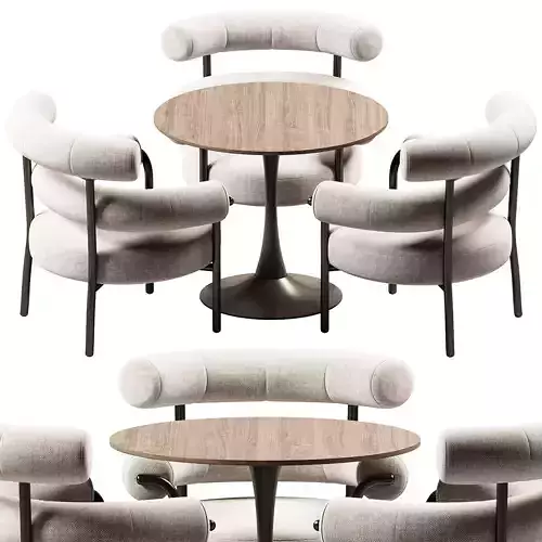 AMSAL Armchair and table
