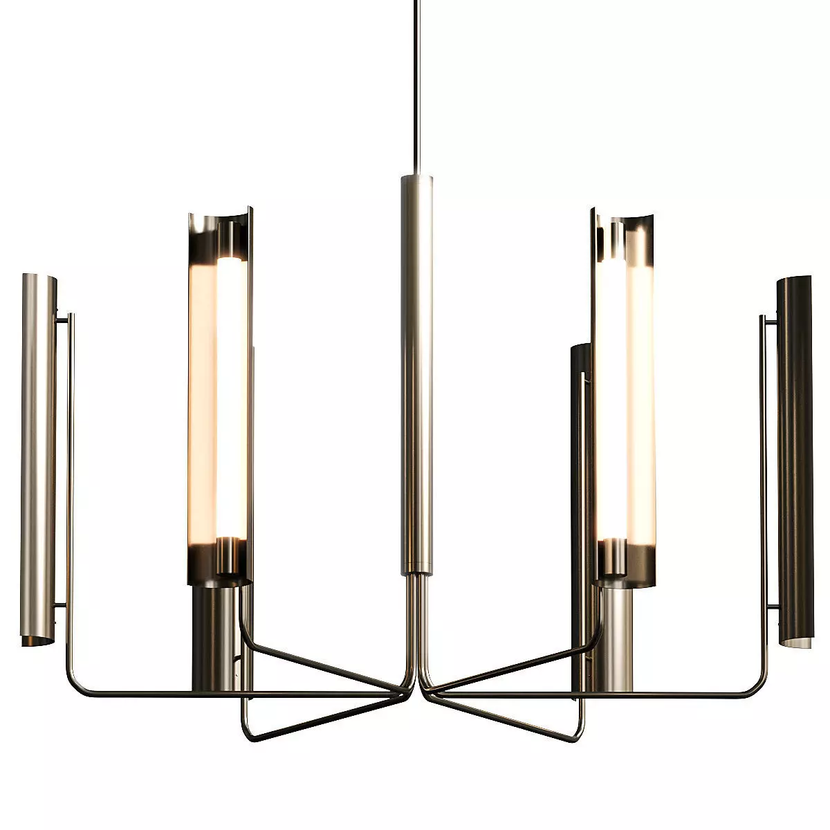 Kelly Wearstler Carson Six Light Pendant Lamp 3D model_0