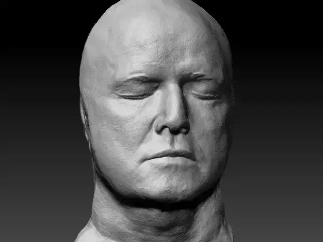 Marlon Brando Lifecast 3D Head Likeness The Godfather