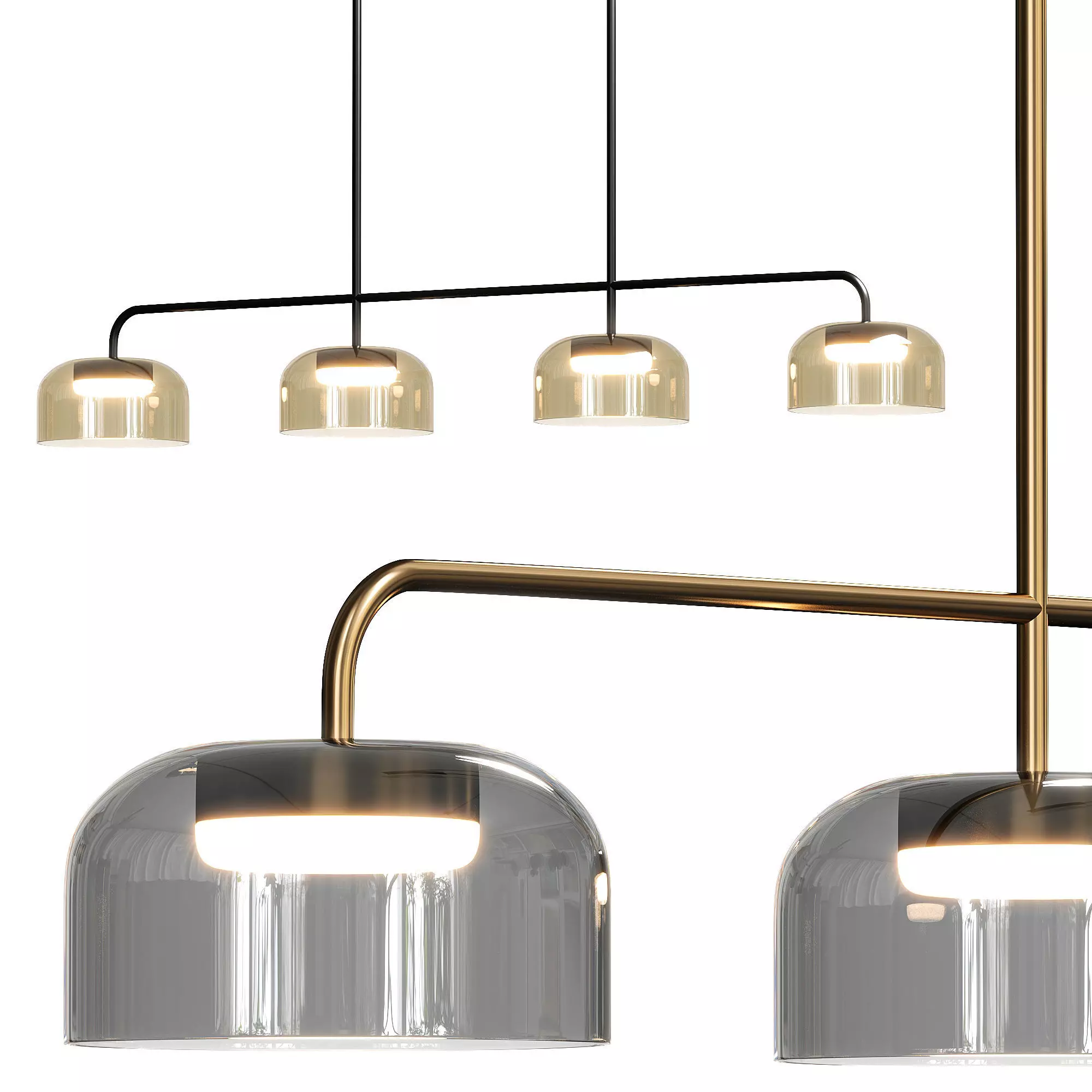 Aromas del Campo Ipon Linear Pendant Lamp  3D model_0