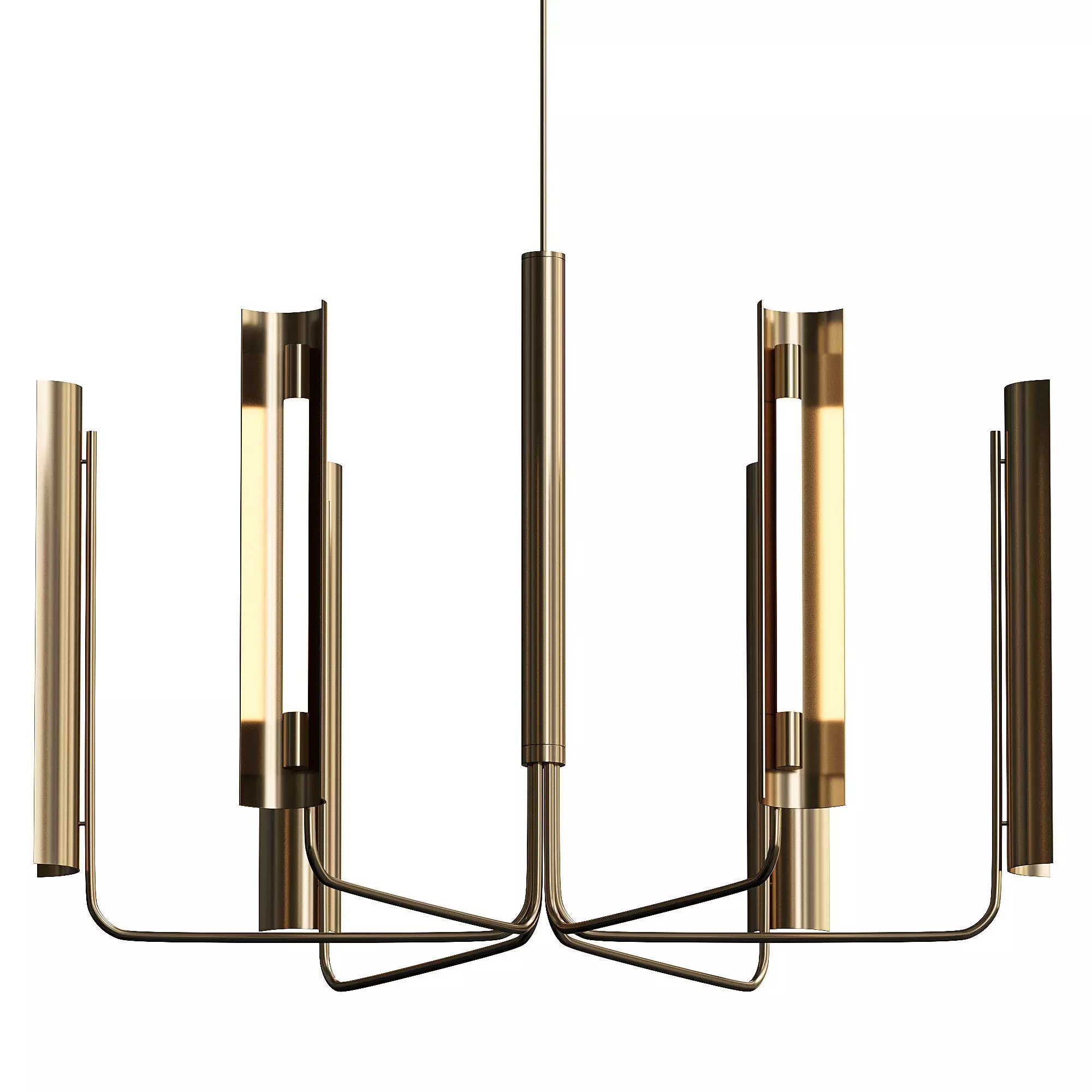 Kelly Wearstler Carson Six Light Pendant Lamp  3D model_0