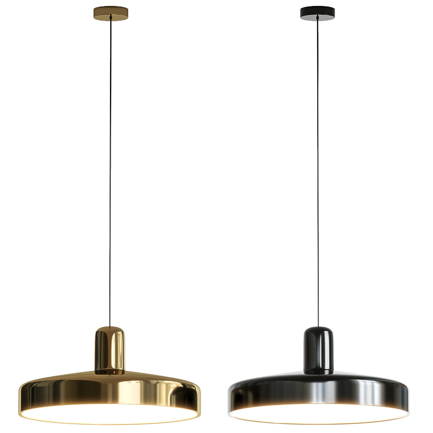 Marzais Creations Akio Pendant Lamp 3D model_2
