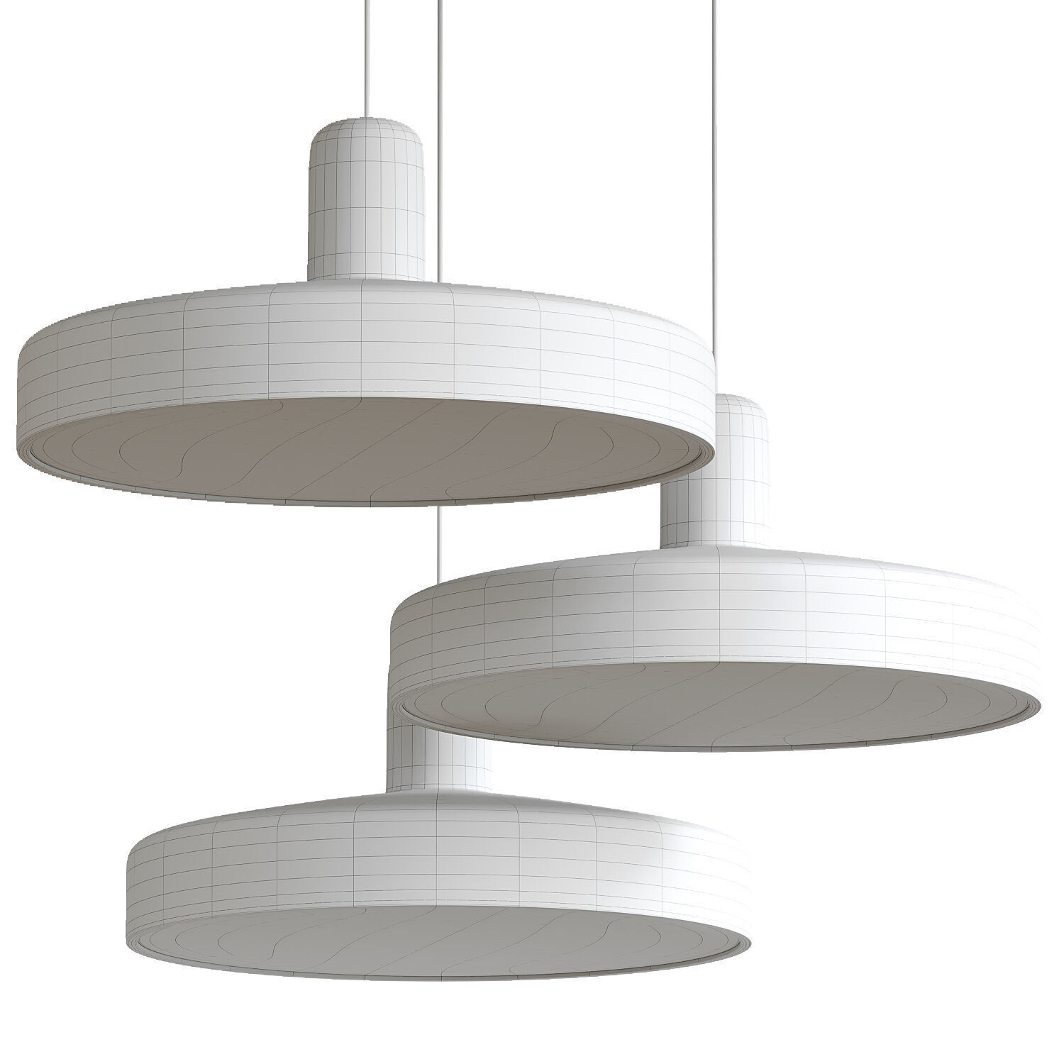 Marzais Creations Akio Pendant Lamp 3D model_3