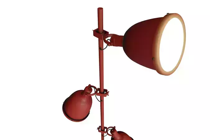 Industrial Three-Head Floor Lamp