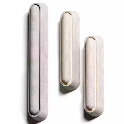 CB2 Enoki Sandstone Wall Lamps 3D model