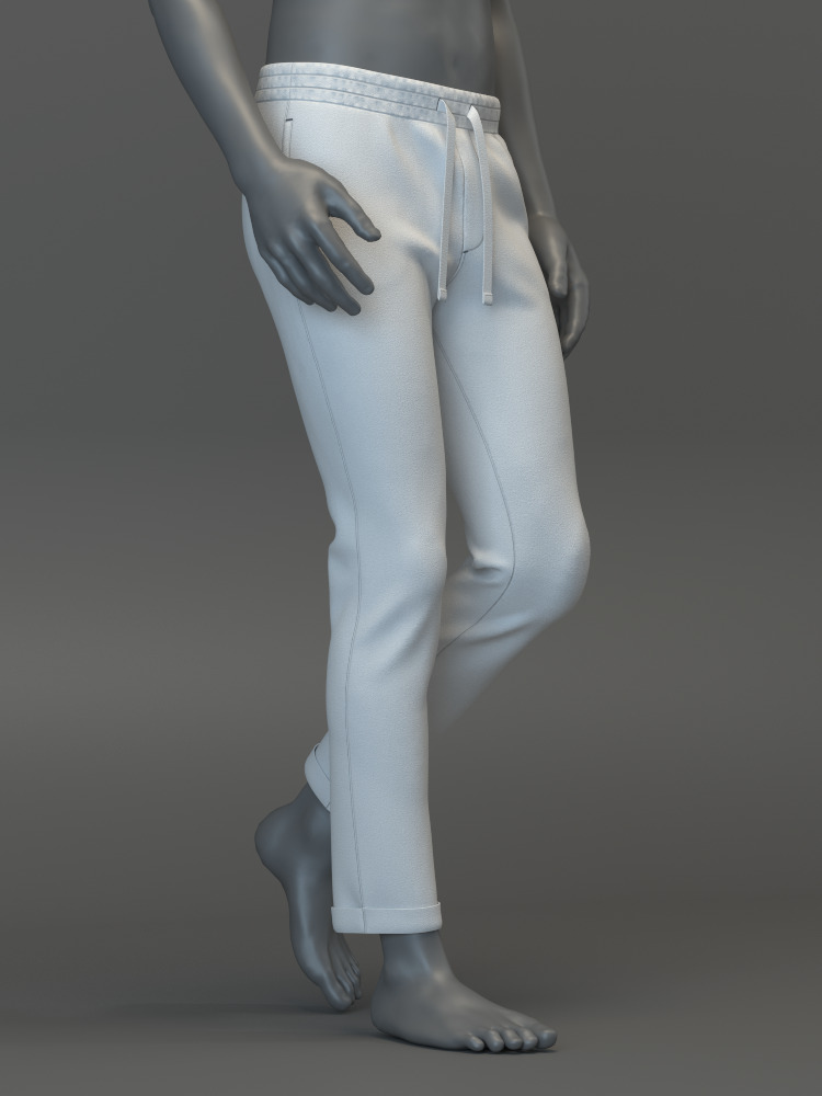 Joggers Pants 3D model_3