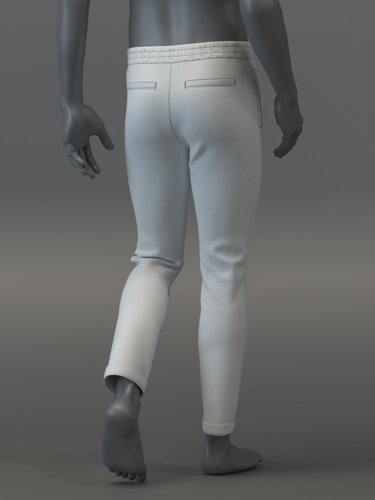 Joggers Pants 3D model_5