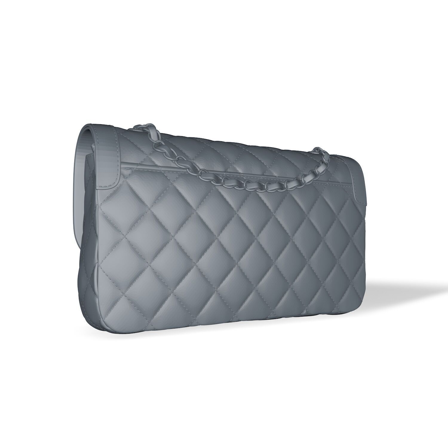 pink green chain 3D print model_12