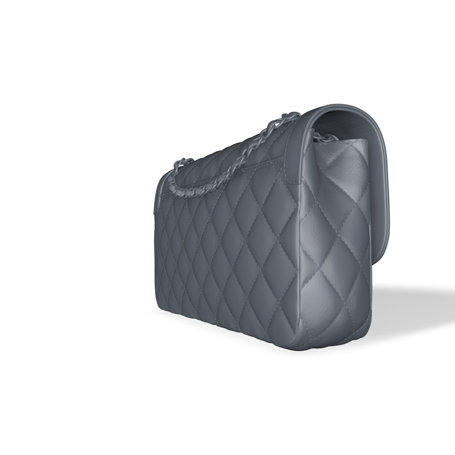 pink green chain 3D print model_9