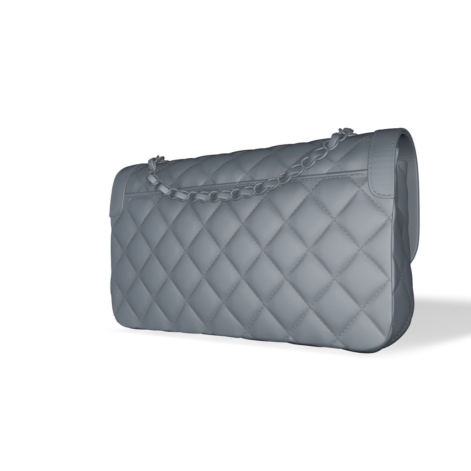 pink green chain 3D print model_10