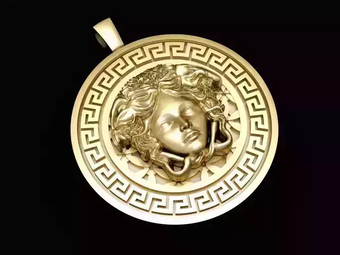 A2874 Medusa Pendant