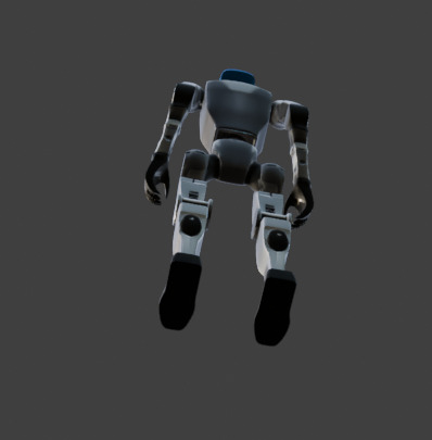 Humanoid Robot Sci-Fi Game-Ready 3D Model with PBR Textures Low-poly 3D model_8