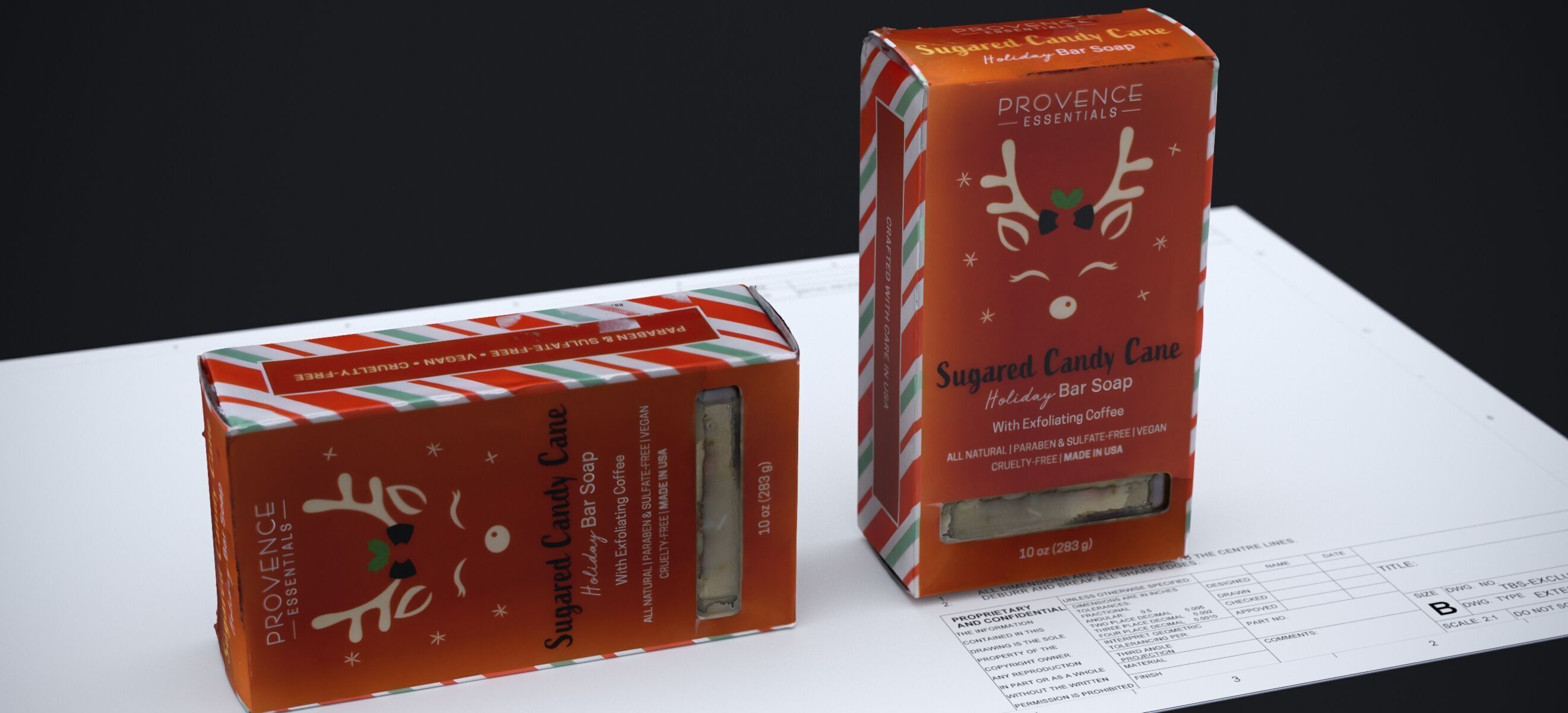 SUGAR CANDY CANE SCENTED SOAP 2024 3D model_1