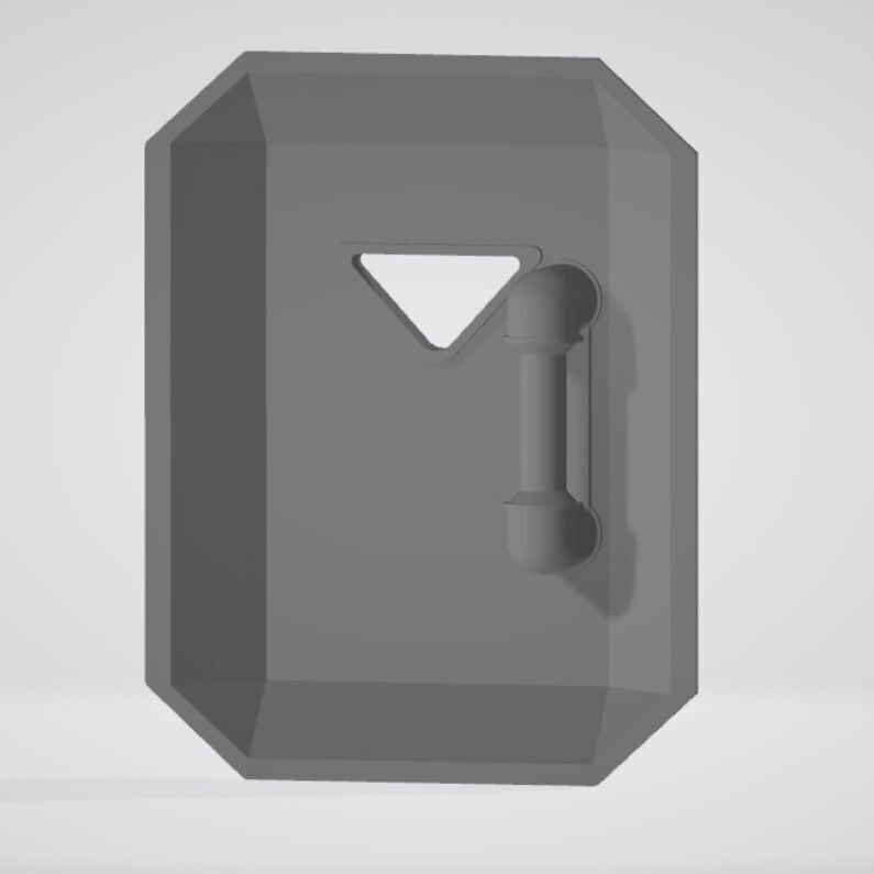 Armored Commando Riot Shield 3D print model_4