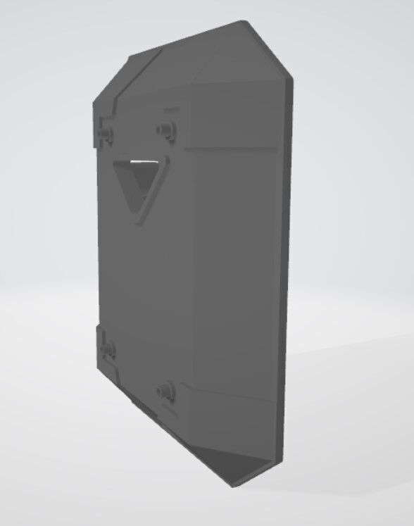Armored Commando Riot Shield 3D print model_1