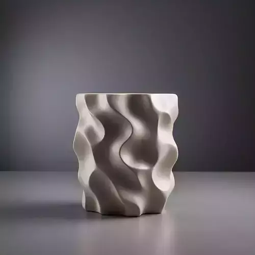 Modern abstract decorative pot Model 2