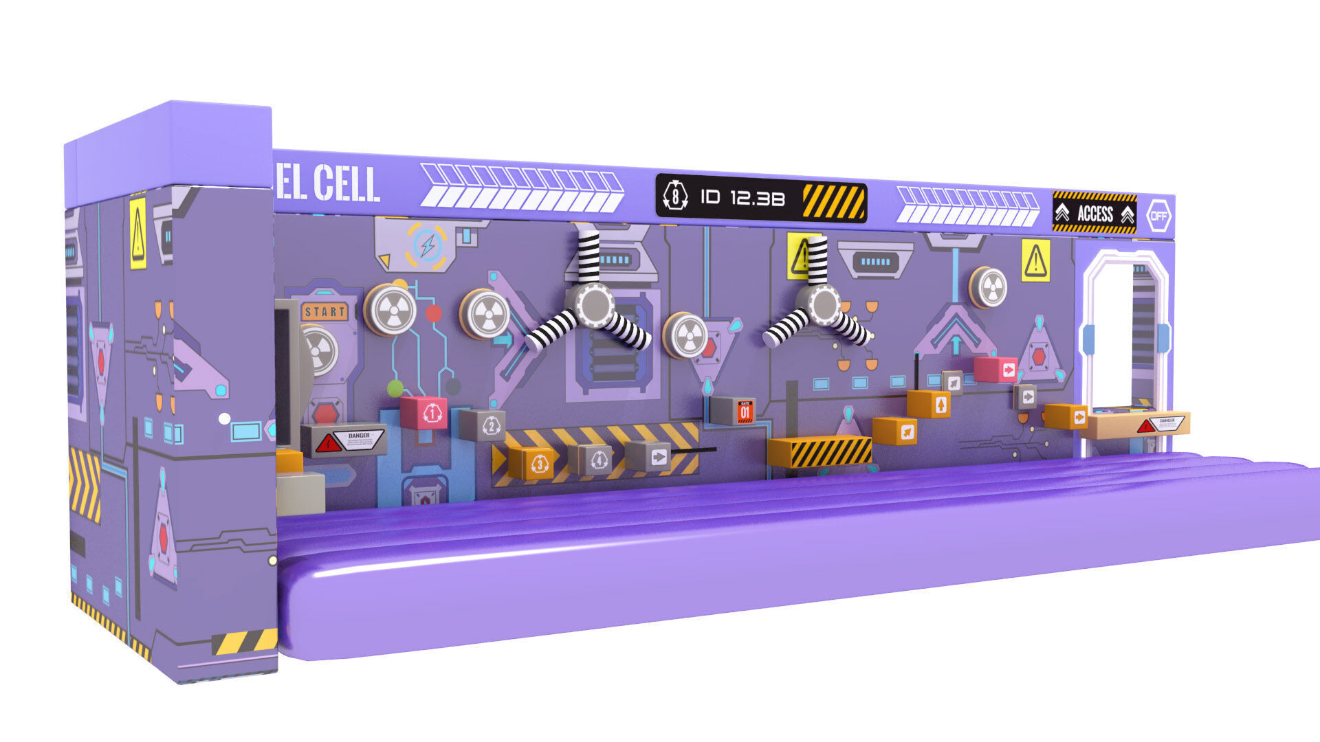 Indoor Challenge Playground 3D model_5