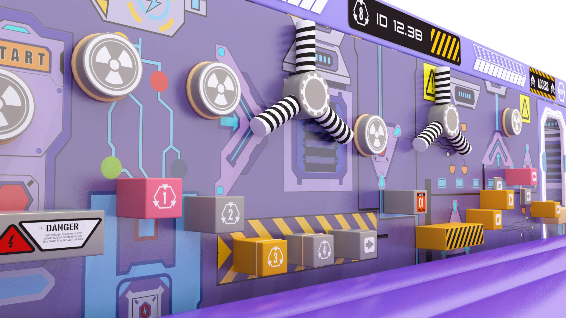 Indoor Challenge Playground 3D model_8