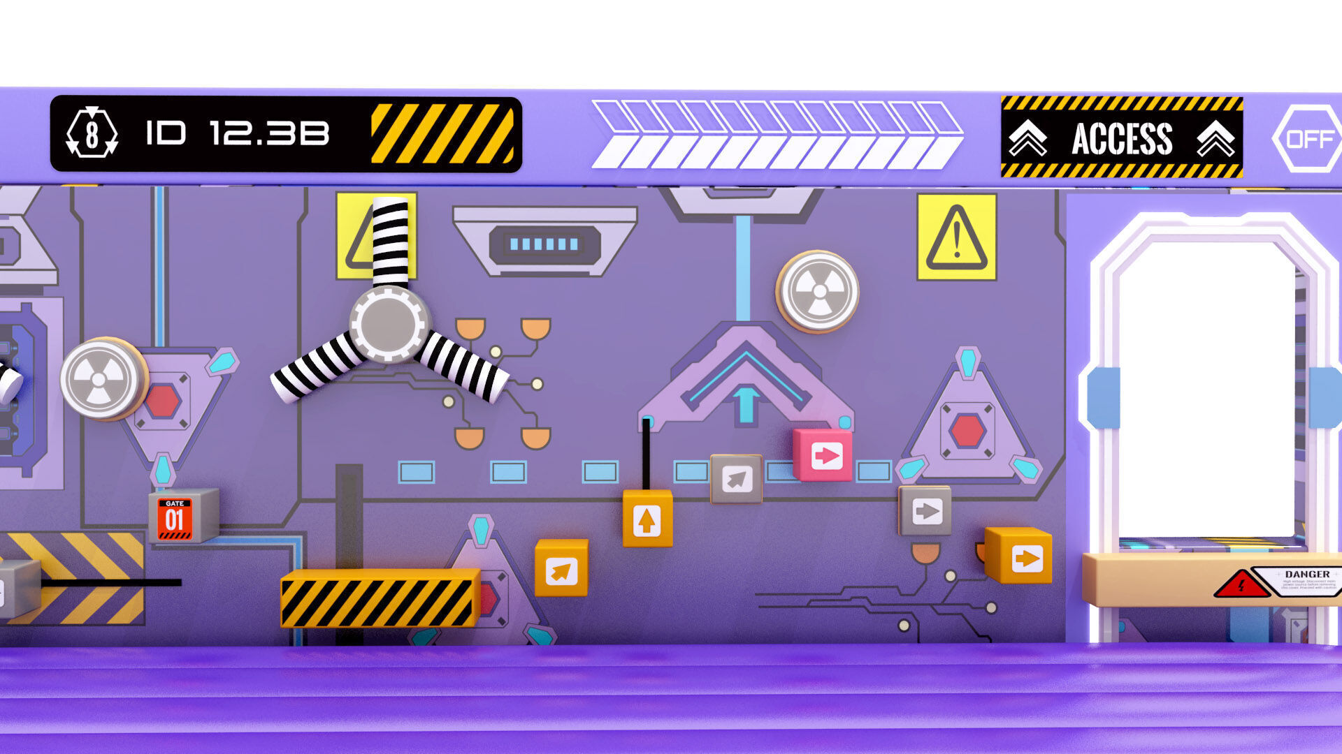 Indoor Challenge Playground 3D model_7