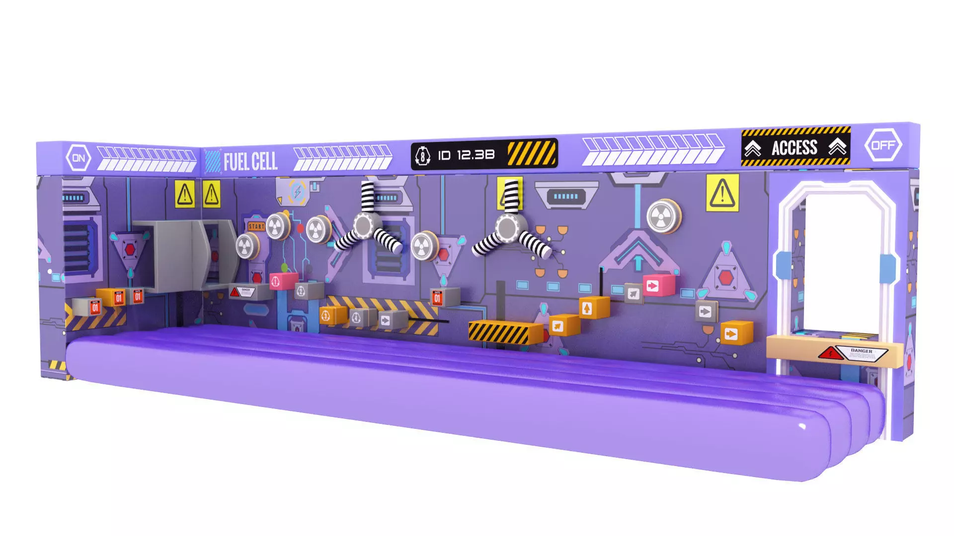 Indoor Challenge Playground 3D model_0