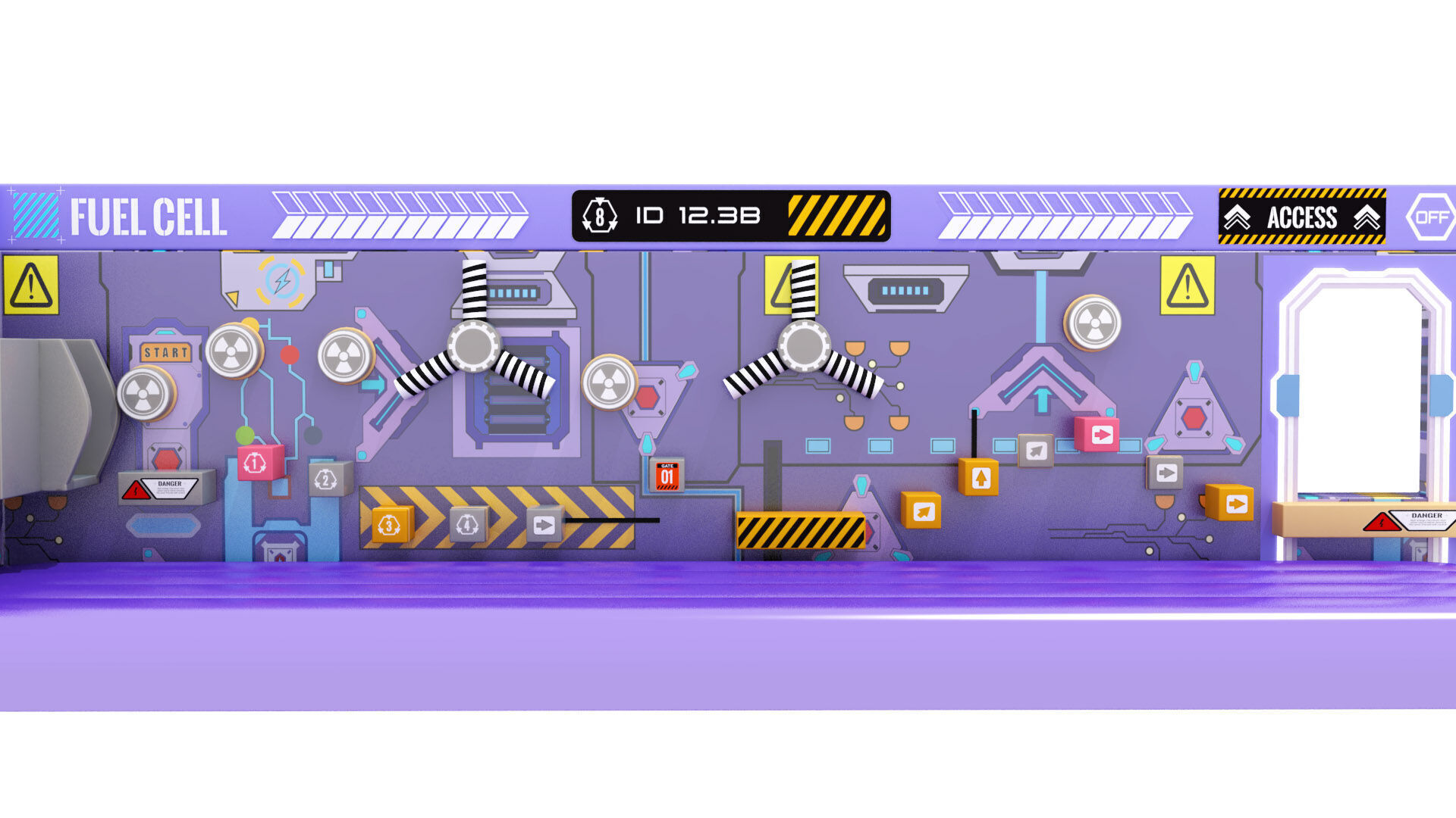 Indoor Challenge Playground 3D model_2