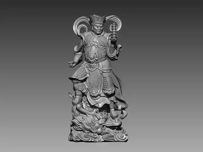 Dharma Guardian with Pagoda