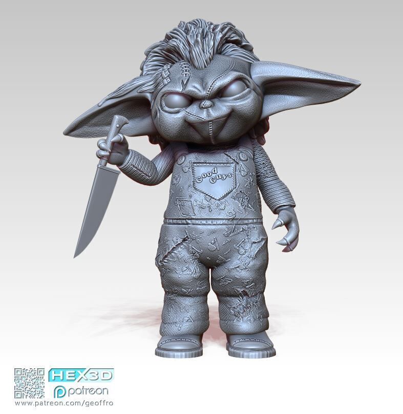 Grogu BabyChucky - Childs Play 3D print model_1