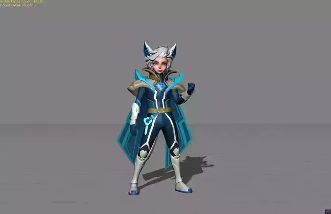 Harith EVOS Legends Low-poly 3D model