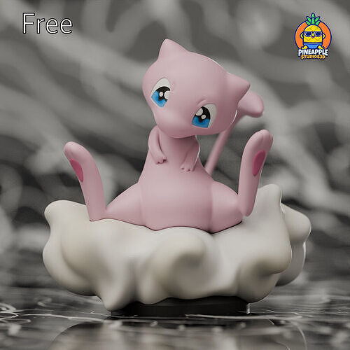 free mew Free 3D print model