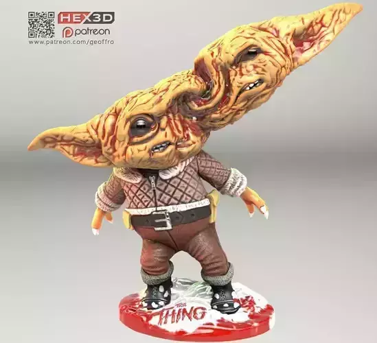 Grogu BabyThing - The Thing  3D print model