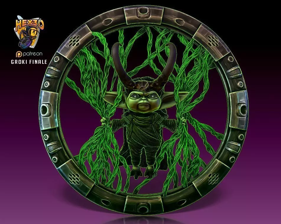 Grogu Groki Series Twin Pack - Loki 3D print model