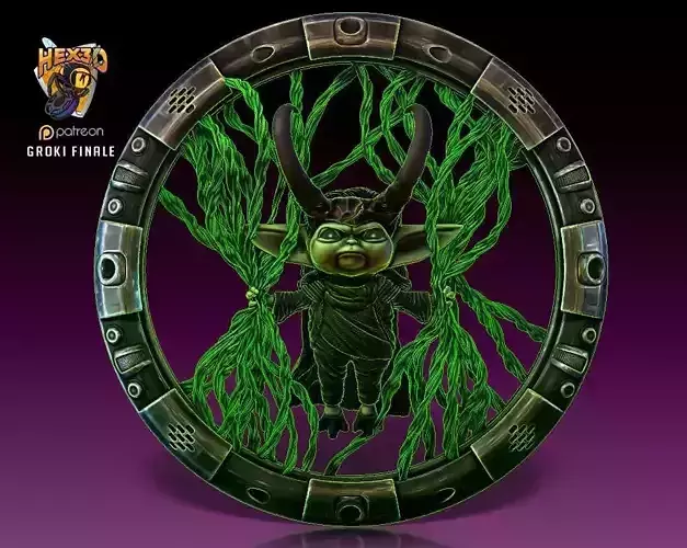 Grogu Groki Series Twin Pack - Loki 3D print model