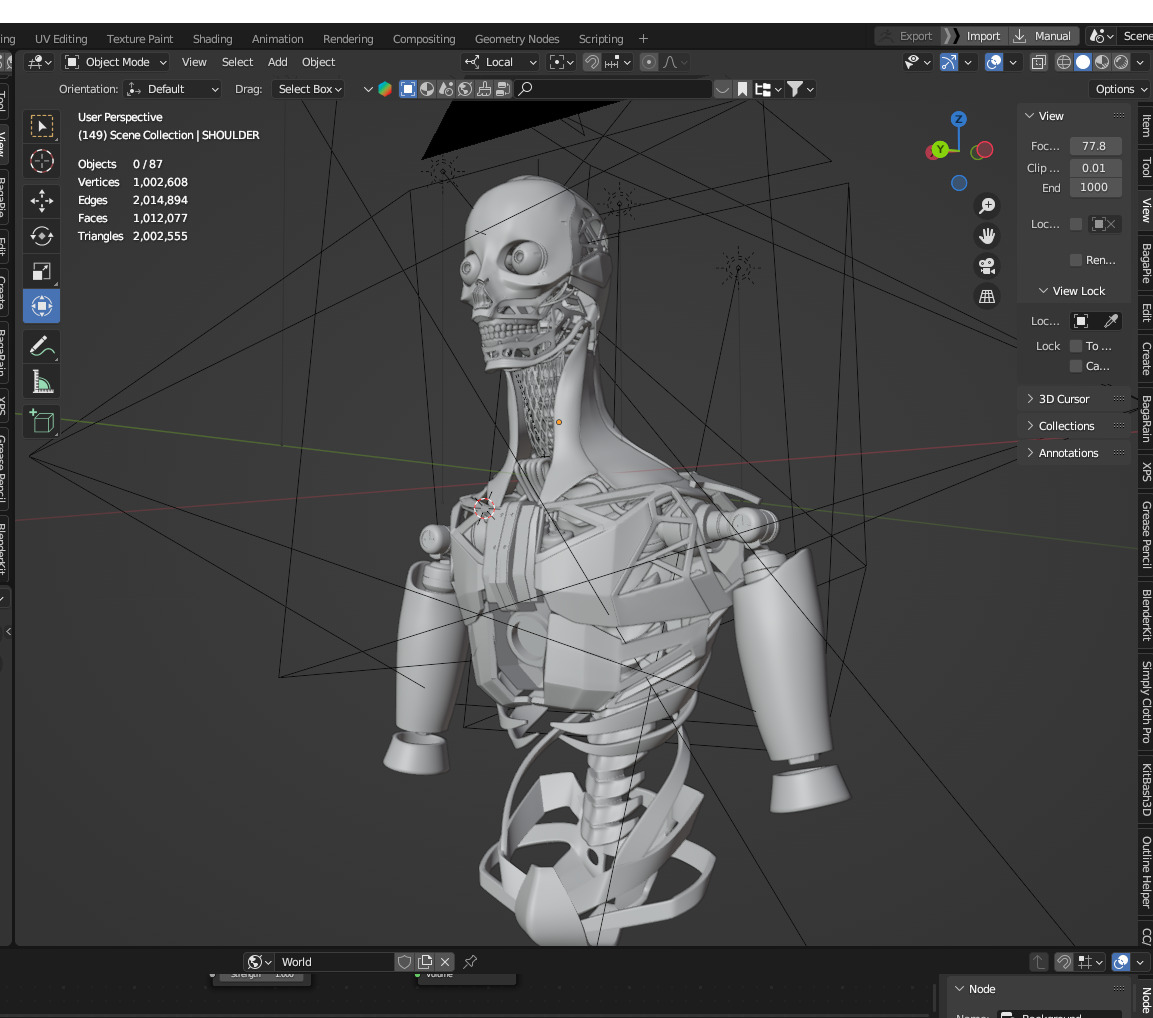 Sci Fi - Character 01 - Bust 3D  3D model_5