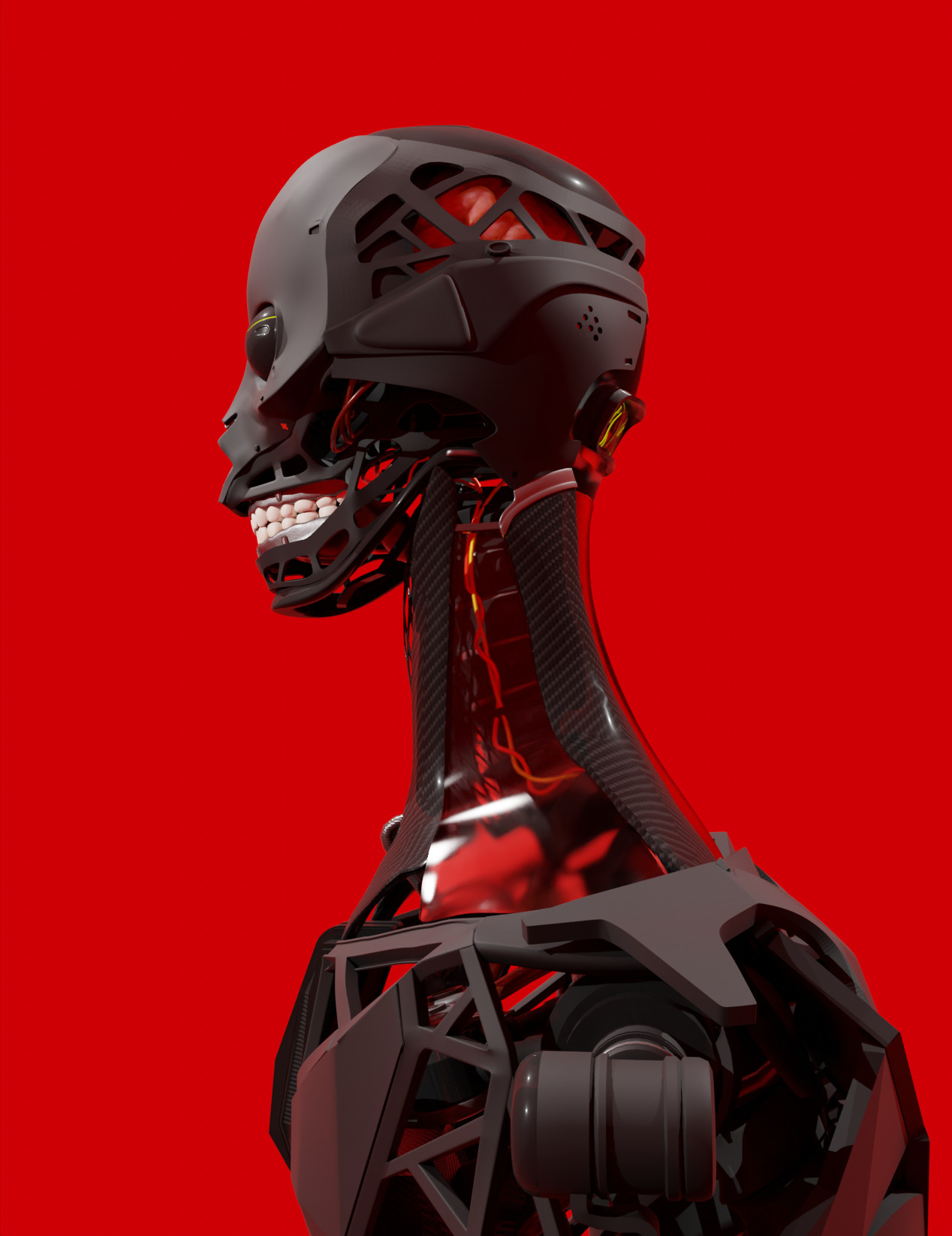 Sci Fi - Character 01 - Bust 3D  3D model_4