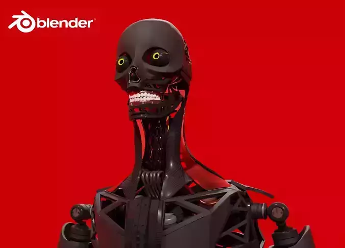 Sci Fi - Character 01 - Bust 3D  3D model