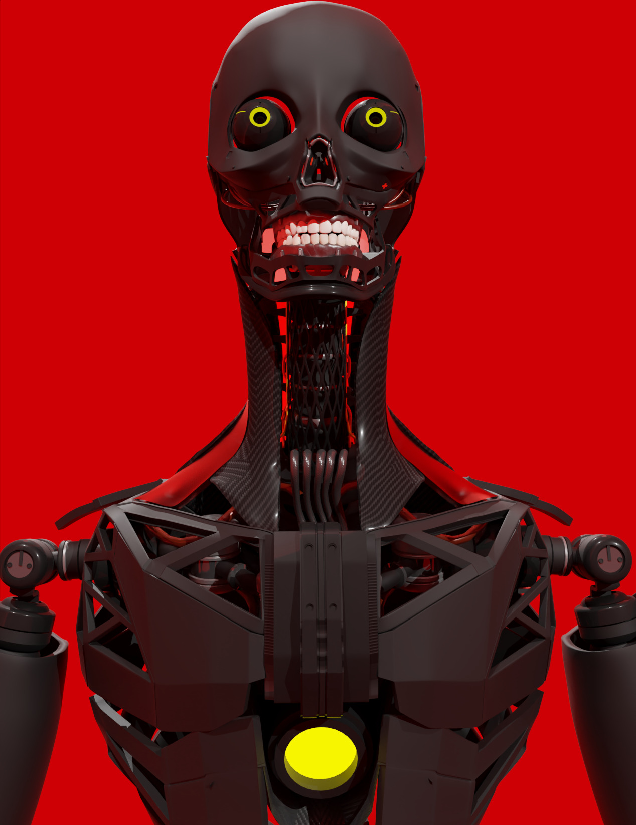 Sci Fi - Character 01 - Bust 3D  3D model_2