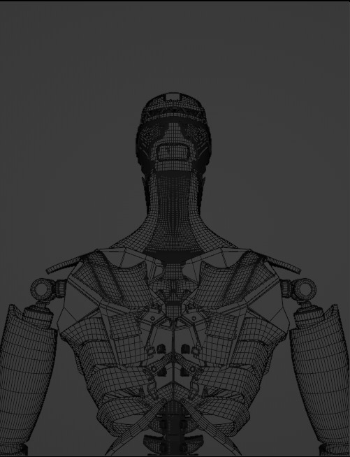 Sci Fi - Character 01 - Bust 3D  3D model_7